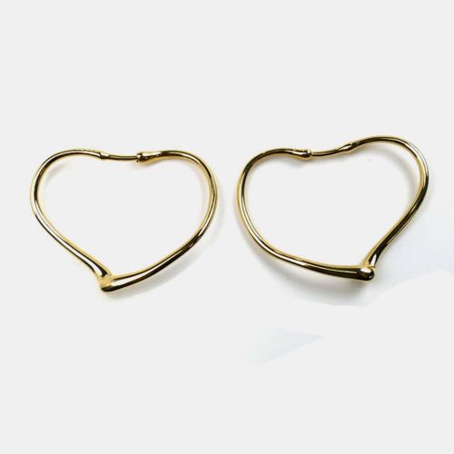 Tiffany & Co. 18K Yellow Gold Elsa Peretti Open Heart Earrings - Tiffany & Co. - Modalova