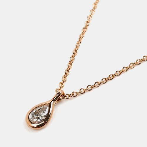 Tiffany & Co. 18K Rose Gold and Diamond Elsa Peretti Pendant Necklace - Tiffany & Co. - Modalova