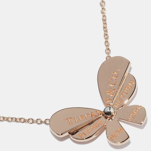 Tiffany & Co. 18K Rose Gold Return To Tiffany Butterfly Pendant Necklace - Tiffany & Co. - Modalova