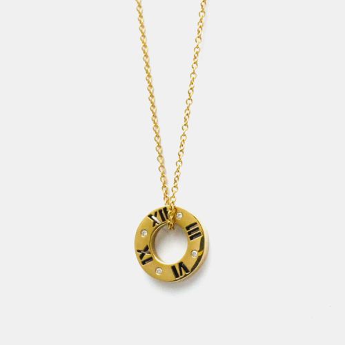 Tiffany & Co. 18K Yellow Gold and Diamond Atlas Pendant Necklace - Tiffany & Co. - Modalova