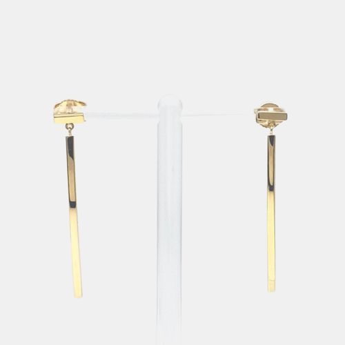 Tiffany & Co. 18K Yellow Gold Elongated Wire Bar Earrings - Tiffany & Co. - Modalova