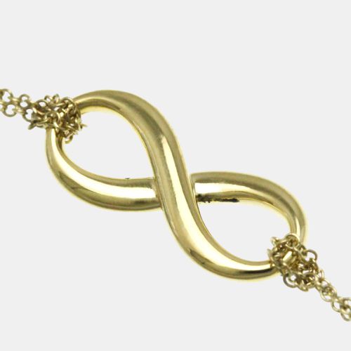 Tiffany & Co. 18K Yellow Gold Infinity Chain Pendant Necklace - Tiffany & Co. - Modalova