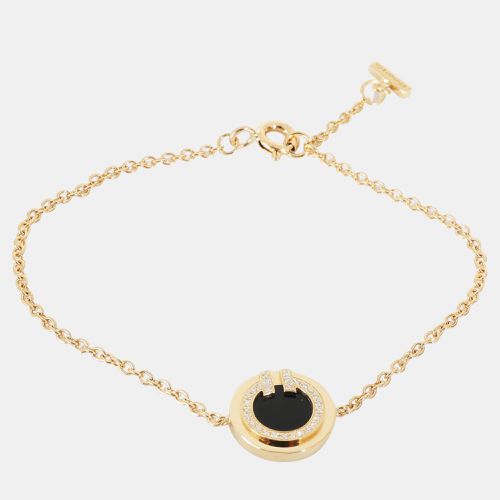 Tiffany & Co. 18k Yellow Gold T Onyx Bracelet 0.03 CTW - Tiffany & Co. - Modalova