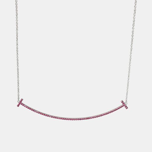 Tiffany & Co. 18k White Gold Tiffany T Ruby Fashion Necklace - Tiffany & Co. - Modalova