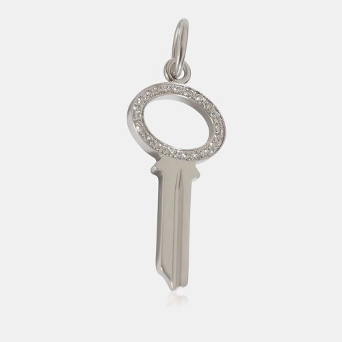 Tiffany & Co. 18k White Gold Keys Fashion Pendant 0.05 CTW - Tiffany & Co. - Modalova