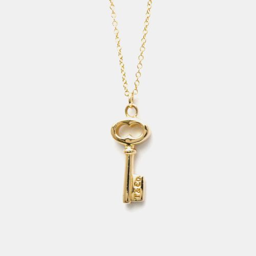 Tiffany & Co. 18K Yellow Gold Oval Key Pendant Necklace - Tiffany & Co. - Modalova