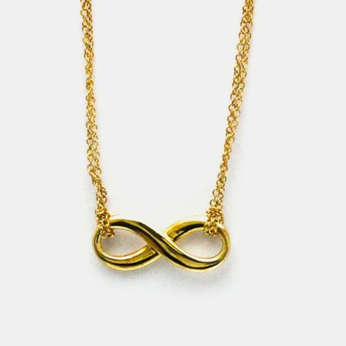 Tiffany & Co. 18K Yellow Gold Infinity Pendant Necklace - Tiffany & Co. - Modalova