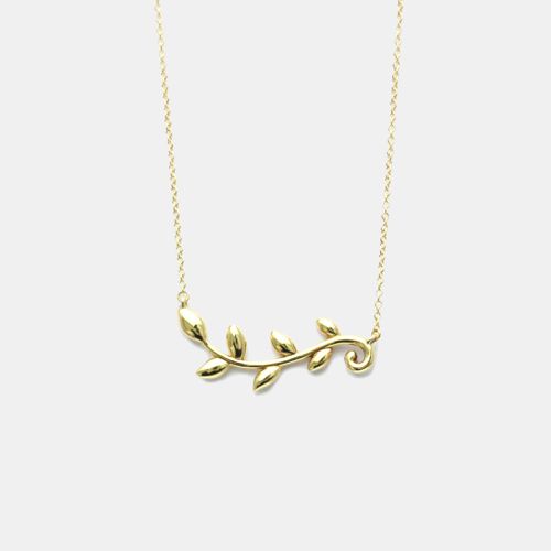 Tiffany & Co. 18K Yellow Gold Paloma Picasso Olive Leaf Vine Pendant Necklace - Tiffany & Co. - Modalova