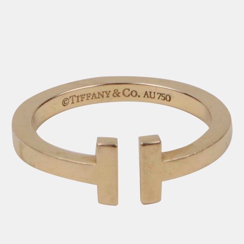 Tiffany & Co. 18K Rose Gold T Square Band Ring EU 65 - Tiffany & Co. - Modalova