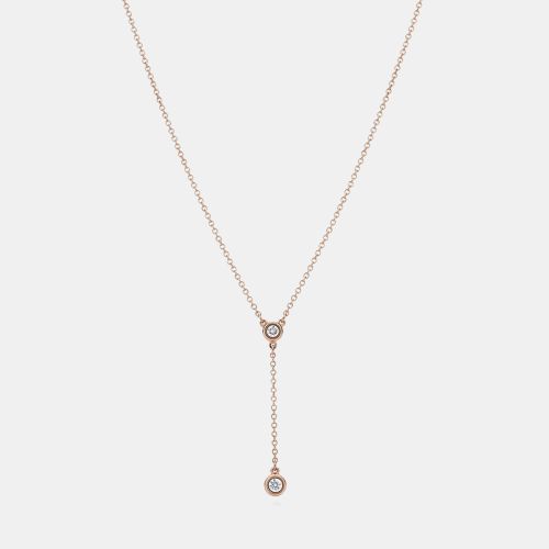 K Rose Double Diamond Pendant Necklace - Tiffany & Co. - Modalova