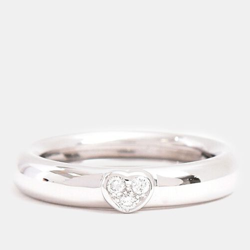 Tiffany & Co. 18K White Gold Heart Diamond Ring EU 50.5 - Tiffany & Co. - Modalova