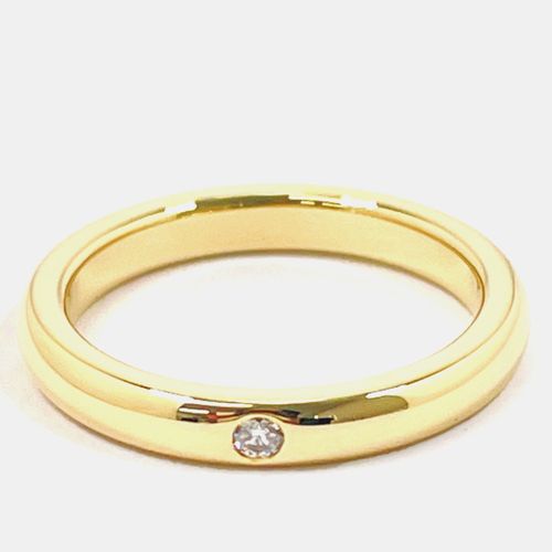 Tiffany & Co. 18K Yellow Gold Elsa Peretti Diamond Band Ring EU 48 - Tiffany & Co. - Modalova