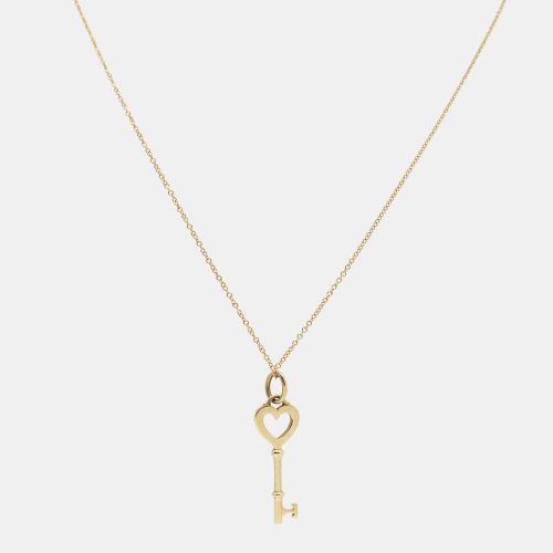 Tiffany & Co. Key Heart Mini 18k Yellow Gold Pendant Necklace - Tiffany & Co. - Modalova