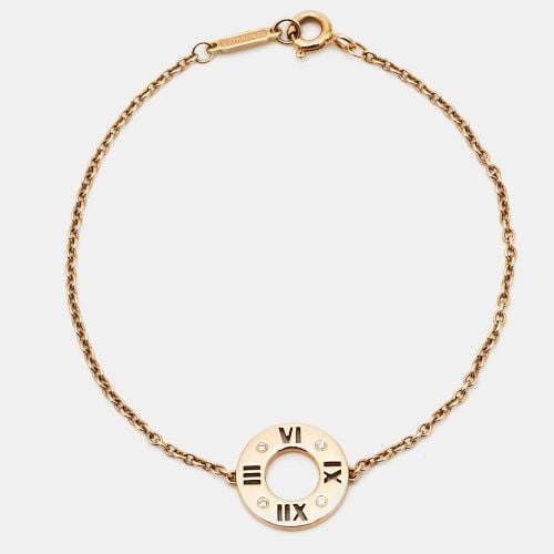 Atlas Pierced Diamond 18K Rose Bracelet - Tiffany & Co. - Modalova