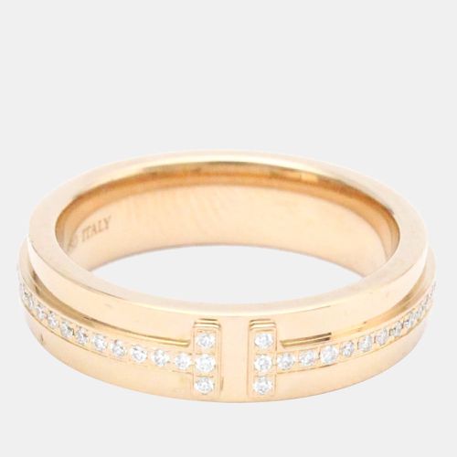 Tiffany T Narrow 18K Rose Diamond Ring EU 52 - Tiffany & Co. - Modalova