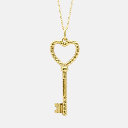 Tiffany & Co. Twisted heart key 18K Yellow Gold Necklace - Tiffany & Co. - Modalova