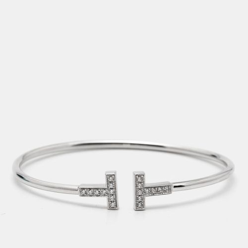 Tiffany & Co. T Wire Diamond 18k White Gold Bracelet - Tiffany & Co. - Modalova