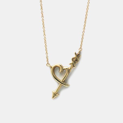 Tiffany & Co. 18K Rose Gold Paloma Picasso Heart Arrow Pendant Necklace - Tiffany & Co. - Modalova