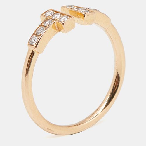 Twire Diamonds 18k Gold Ring Size 50 - Tiffany & Co. - Modalova