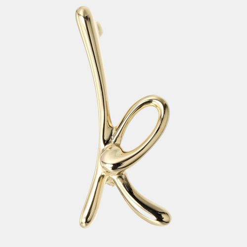 Tiffany & Co. 18K Yellow Gold Elsa Peretti Large Alphabet Letter 'K' Brooch - Tiffany & Co. - Modalova