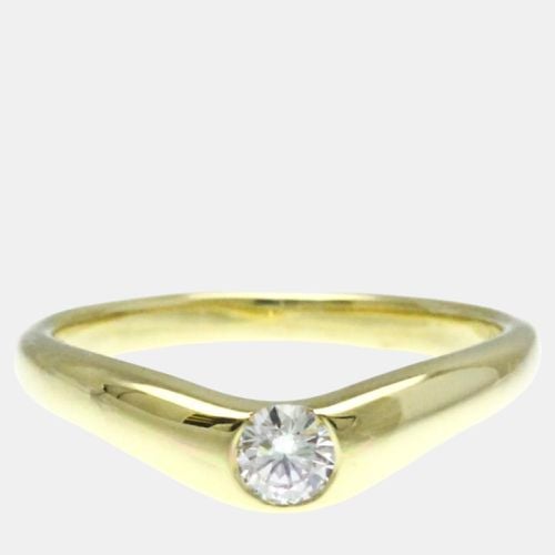 Tiffany & Co. 18K Yellow Gold and Diamond Curved Band Ring EU 51 - Tiffany & Co. - Modalova