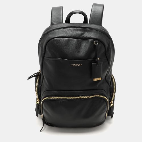 TUMI Black Leather Voyageur Calais Backpack - TUMI - Modalova