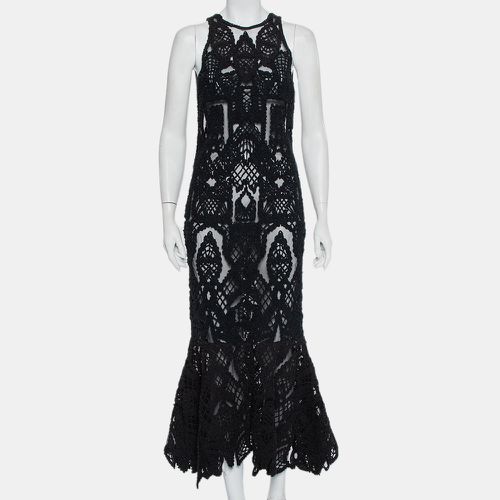 Jonathan Simkhai Black Lace & Tulle Mermaid Sheer Gown M - Jonathan Simkhai - Modalova