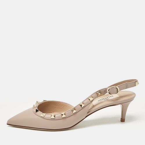 Valentino Beige Leather Rockstud Pumps Size 35 - Valentino - Modalova