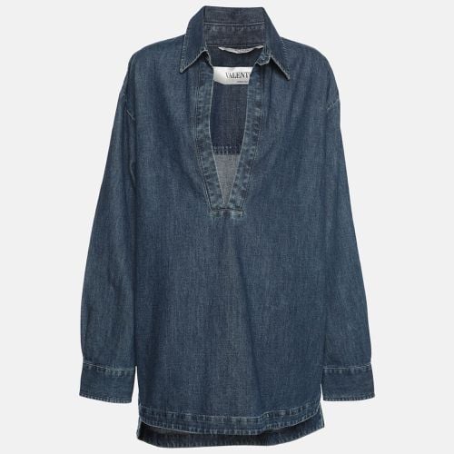 Denim Long Sleeve Shirt L - Valentino - Modalova