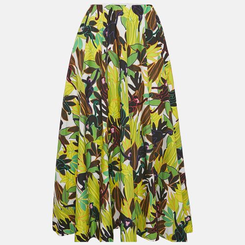 Valentino Multicolor Printed Cotton Midi Skirt M - Valentino - Modalova