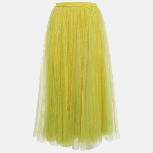 RED Valentino Green/Yellow Tulle Midi Skirt XS - RED Valentino - Modalova