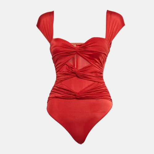 Valentino Wolford Red Lycra String Bodysuit S - Valentino - Modalova