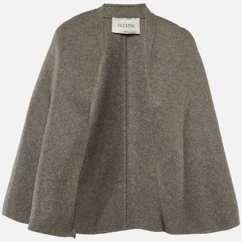 Valentino Grey Wool Cape S - Valentino - Modalova