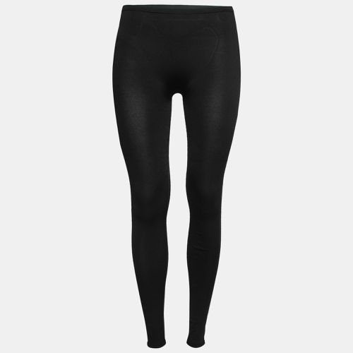 Valentino Black Stretch Jersey Leggings M - Valentino - Modalova