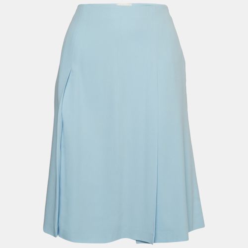 Roma Pleated Crepe Flared Midi Skirt S - Valentino - Modalova