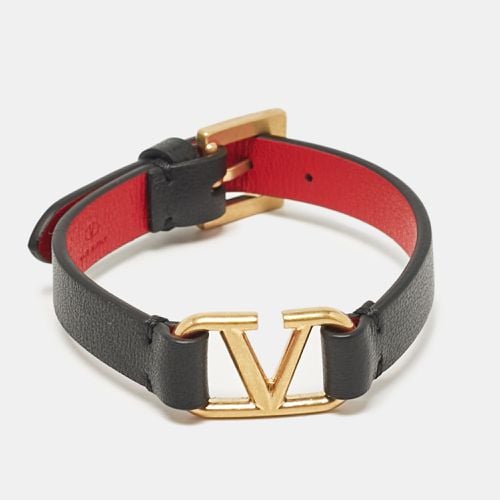 Valentino VLogo Signature Leather Gold Tone Wrap Bracelet - Valentino - Modalova