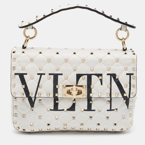 Rockstud Spike VLTN Medium Quilted Leather Bag - Valentino - Modalova