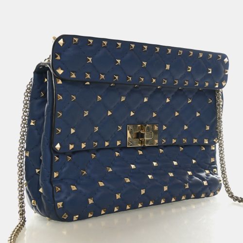 Rockstud Spike Medium Lambskin Shoulder Bag - Valentino - Modalova