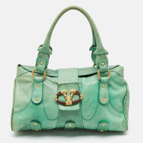 VLogo Medium Python Top Handle Bag - Valentino - Modalova