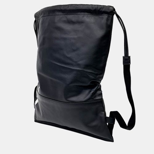 V Logo Drawstring Backpack Leather Backpack Bag - Valentino - Modalova