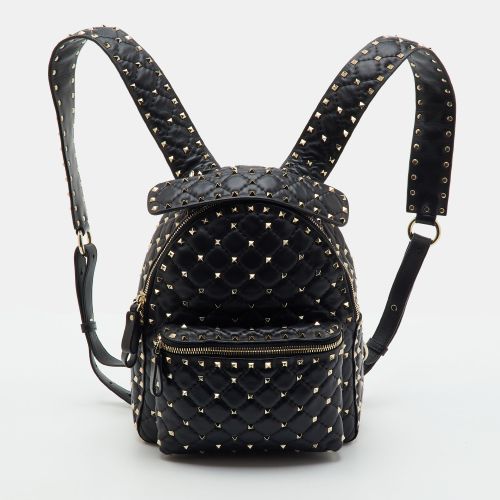 Rockstud Spike Quilted Leather Backpack - Valentino - Modalova