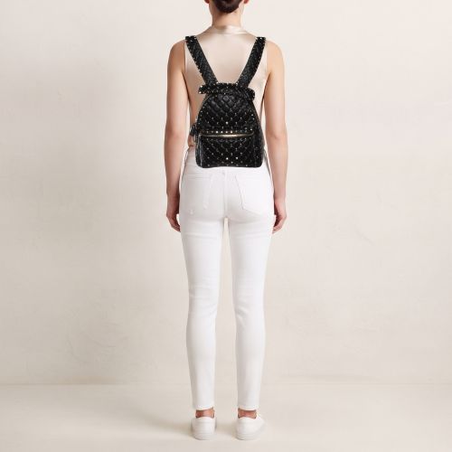 Rockstud Spike Quilted Leather Backpack - Valentino - Modalova