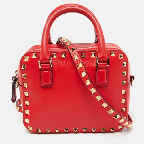 Leather Rockstud Camera Crossbody Bag - Valentino - Modalova