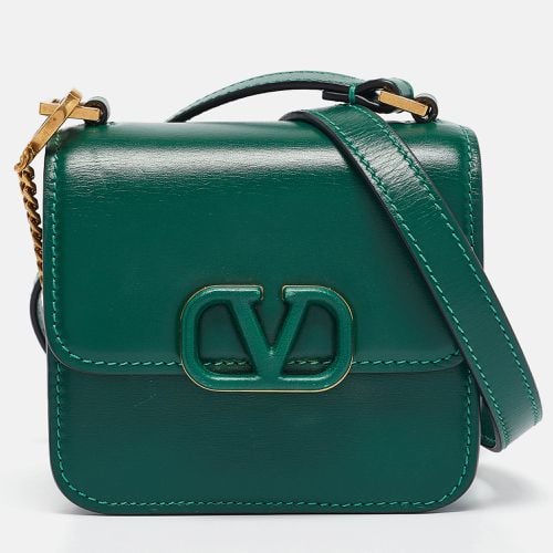 Valentino Green Leather Micro VSLING Shoulder Bag - Valentino - Modalova