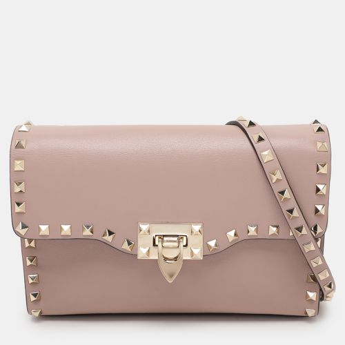 Leather Rockstud Crossbody Bag - Valentino - Modalova