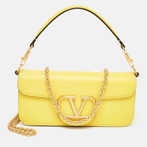 Valentino Yellow Leather Loco Shoulder Bag - Valentino - Modalova