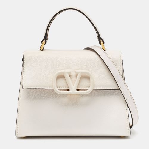 Leather Small VSLING Top Handle Bag - Valentino - Modalova