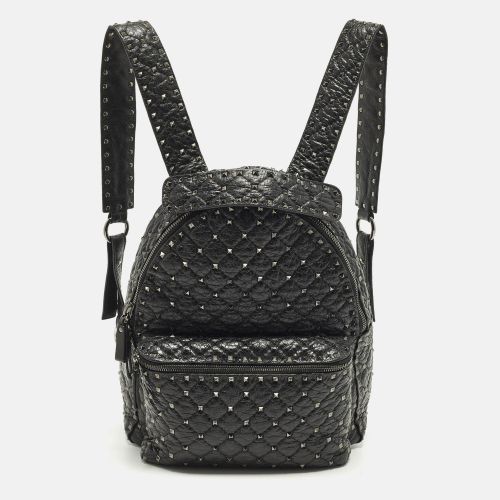 Rockstud Spike Quilted Leather Backpack - Valentino - Modalova