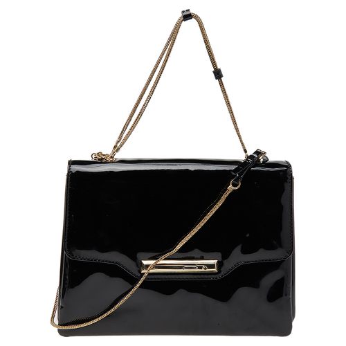 Valentino Black Patent Leather Shoulder Bag - Valentino - Modalova