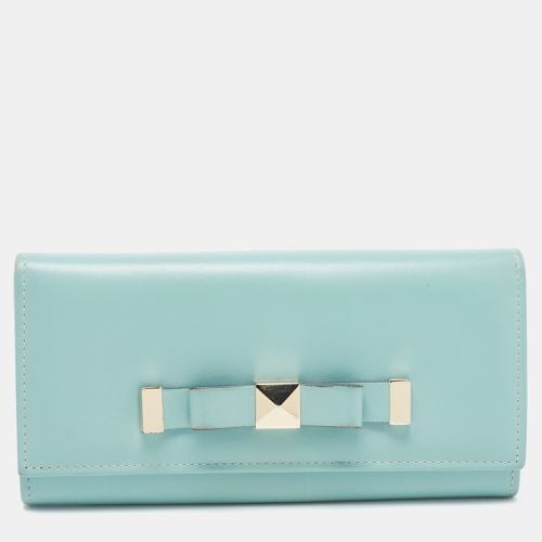 Valentino Green Leather Flap Continental Wallet - Valentino - Modalova